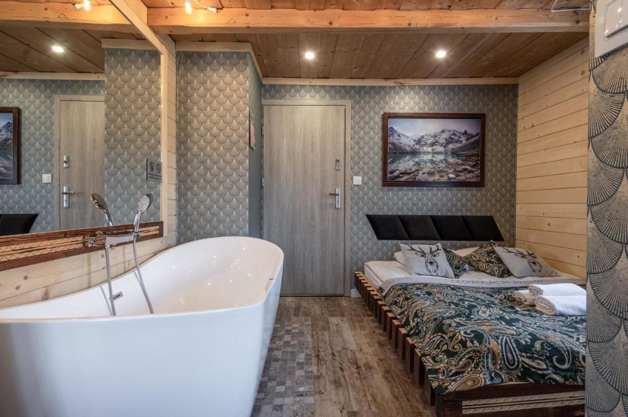 Проживание в семье GÓRALSKA VILLA APARTAMENTY Z JACUZZI & HOME SPA & Zakopane Поронин-13