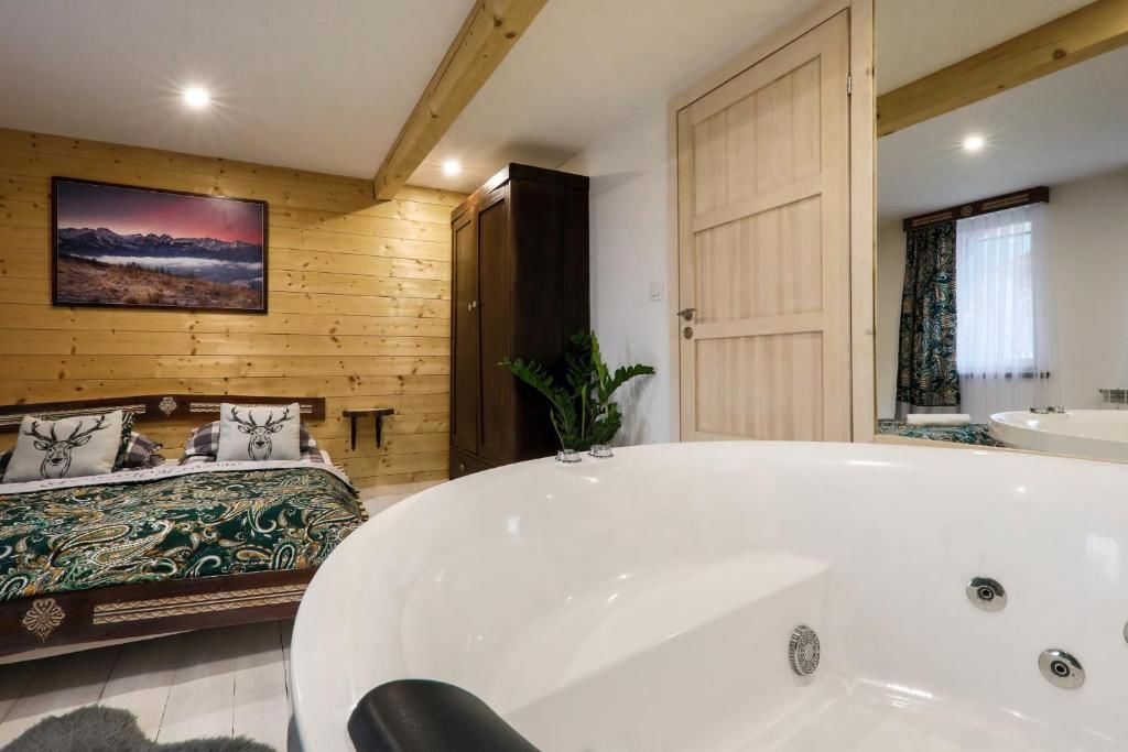 Проживание в семье GÓRALSKA VILLA APARTAMENTY Z JACUZZI & HOME SPA & Zakopane Поронин