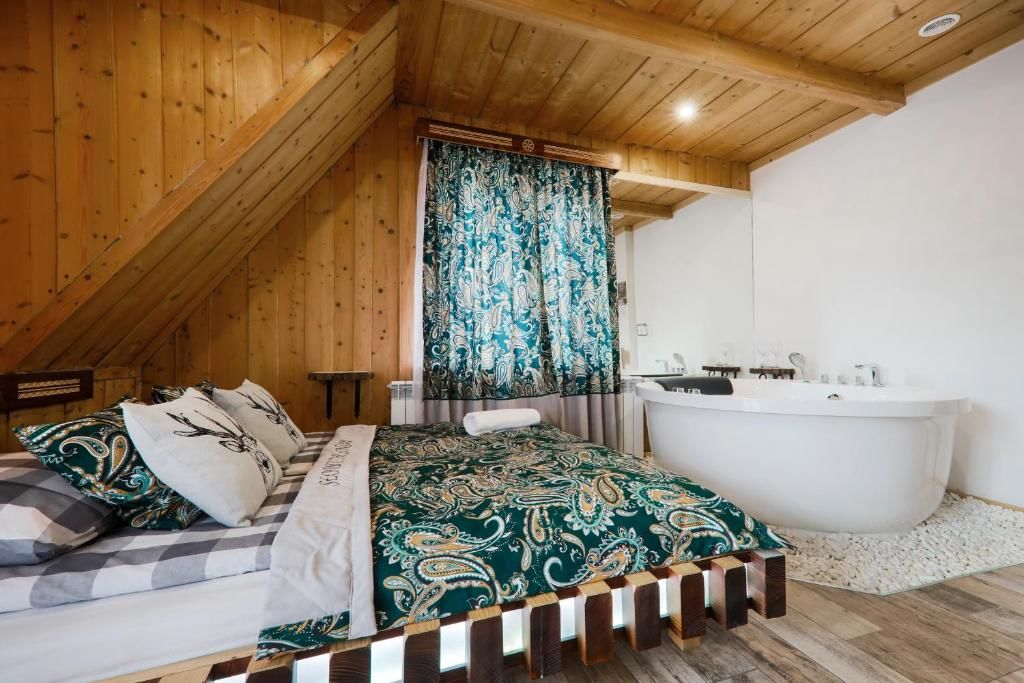 Проживание в семье GÓRALSKA VILLA APARTAMENTY Z JACUZZI & HOME SPA & Zakopane Поронин-84