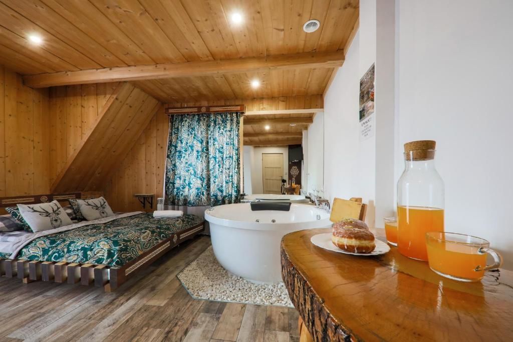 Проживание в семье GÓRALSKA VILLA APARTAMENTY Z JACUZZI & HOME SPA & Zakopane Поронин-87