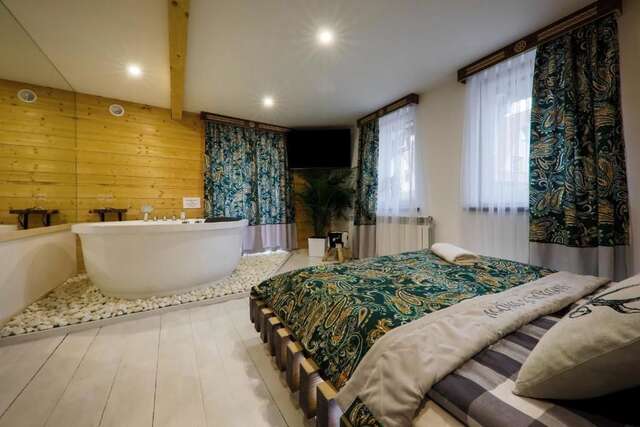 Проживание в семье GÓRALSKA VILLA APARTAMENTY Z JACUZZI & HOME SPA & Zakopane Поронин-54